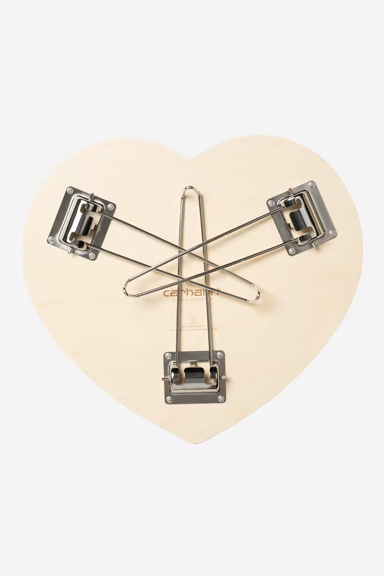 Heart Folding Table Precio Black / White