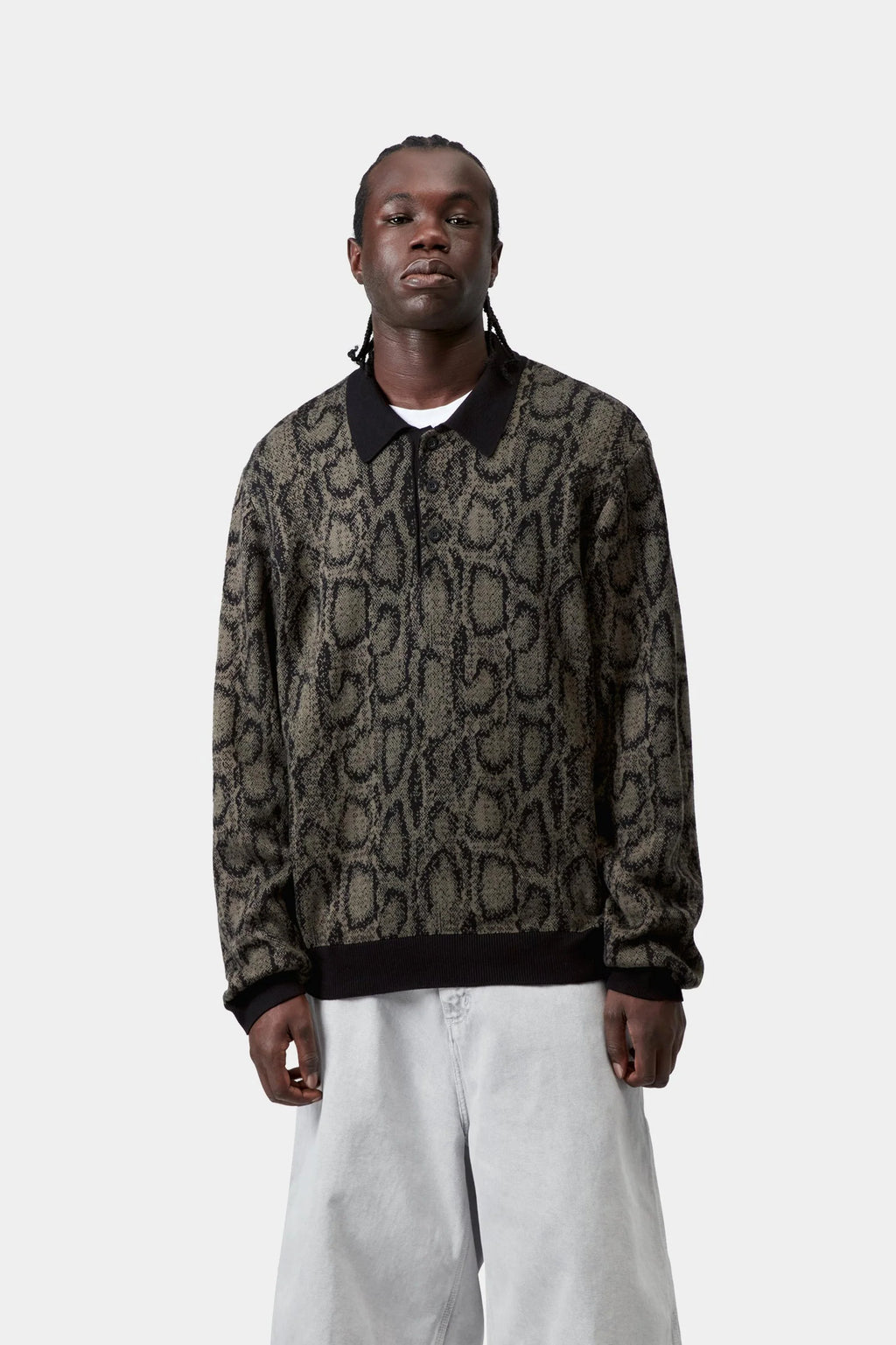 L/S Snake Polo Camo
