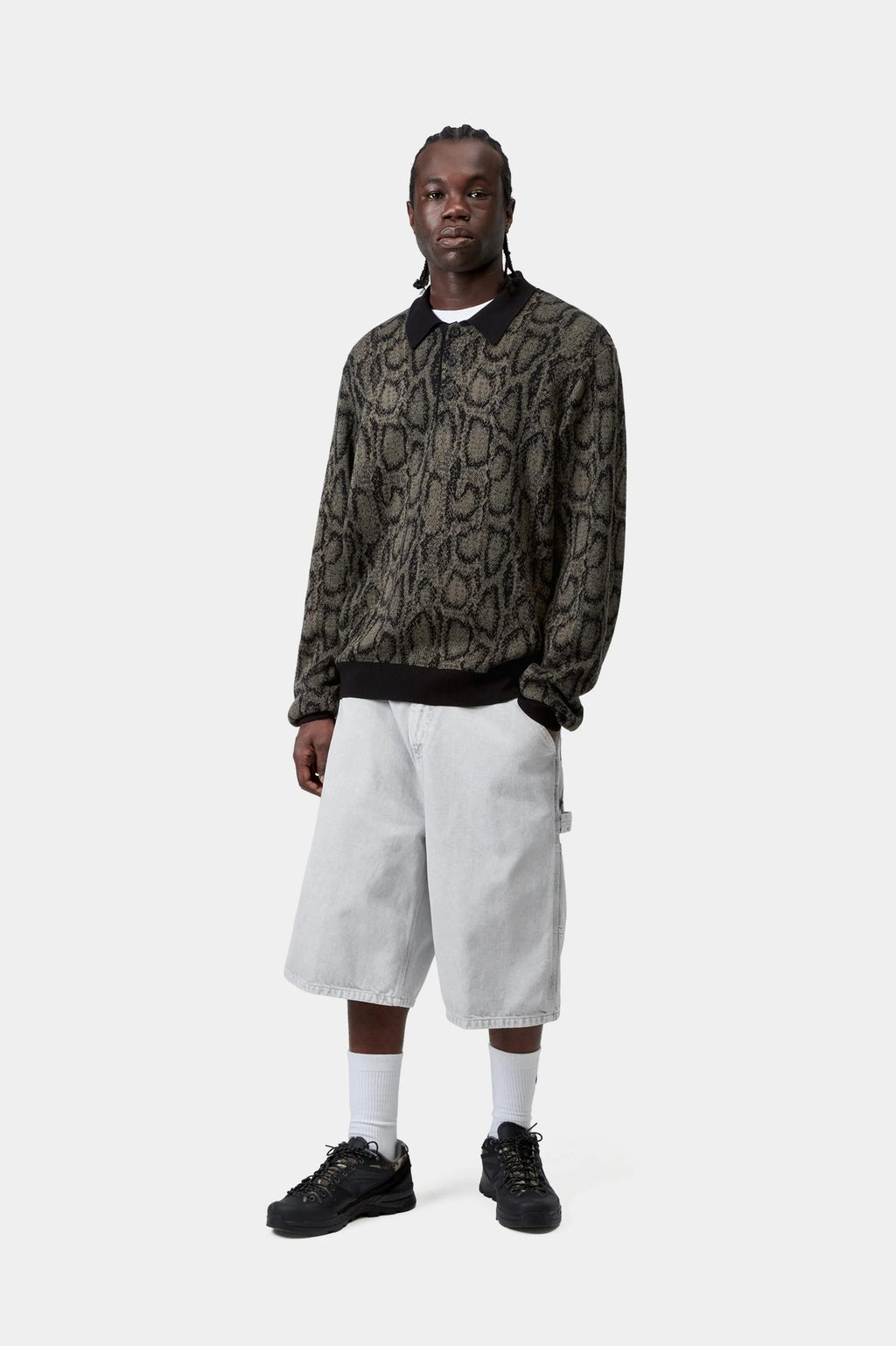 L/S Snake Polo Camo