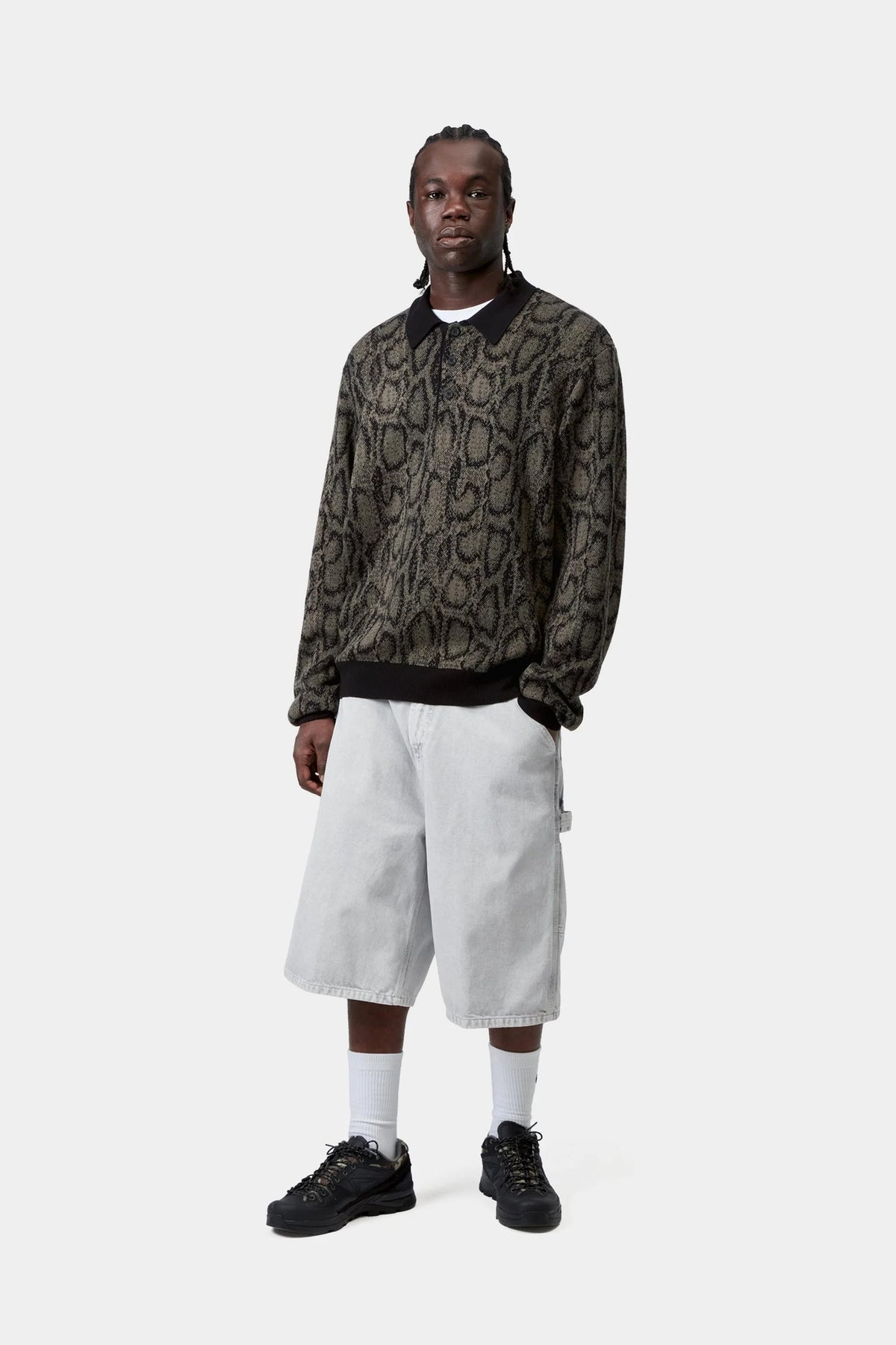 L/S Snake Polo Camo