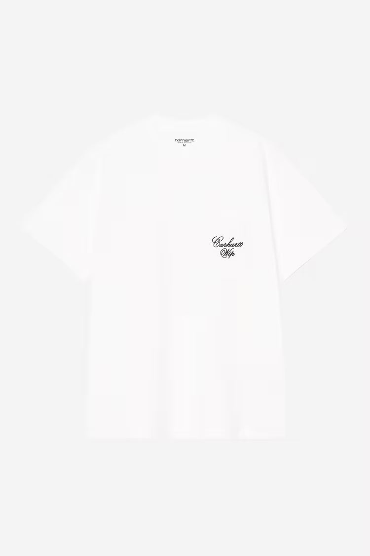 S/S Longhand Pocket T-Shirt White