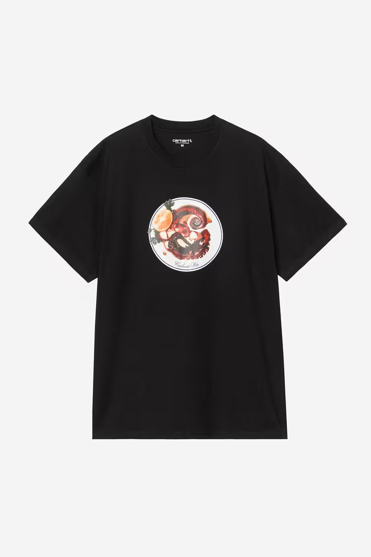 S/S Octopus T-Shirt Black