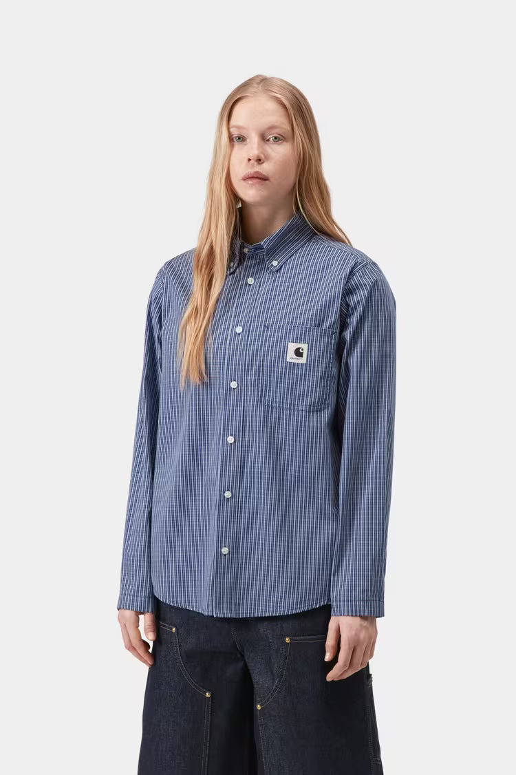 W' L/S Groff Shirt Blue