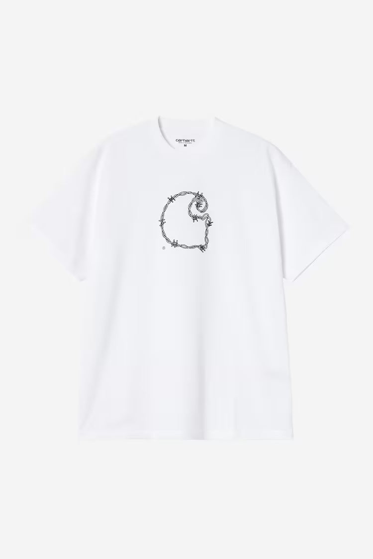 S/S Barbwire C T-Shirt White