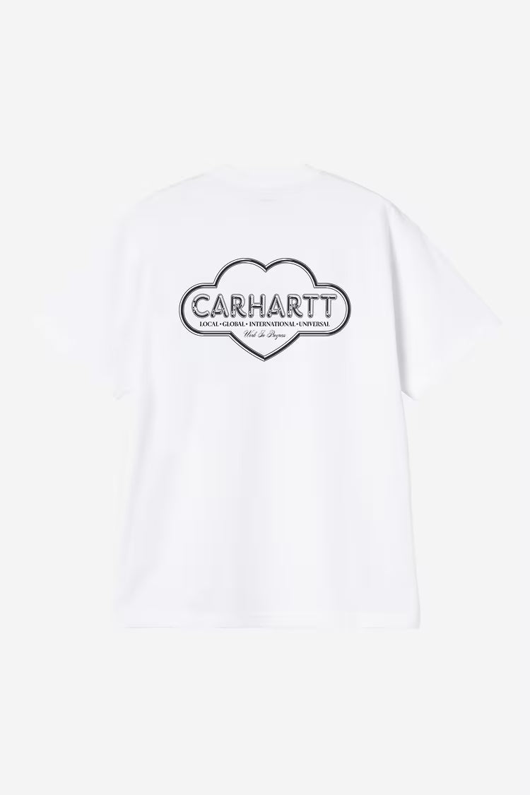 S/S Cloud Heart T-Shirt White
