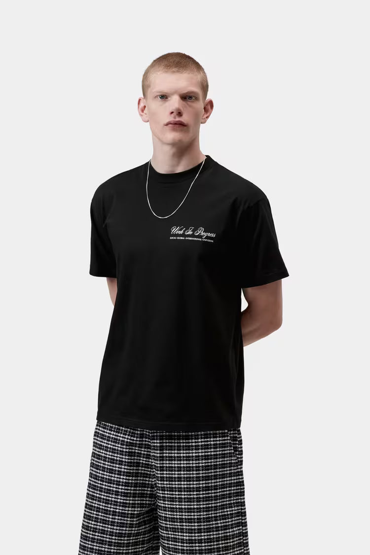 S/S Cloud Heart T-Shirt Black