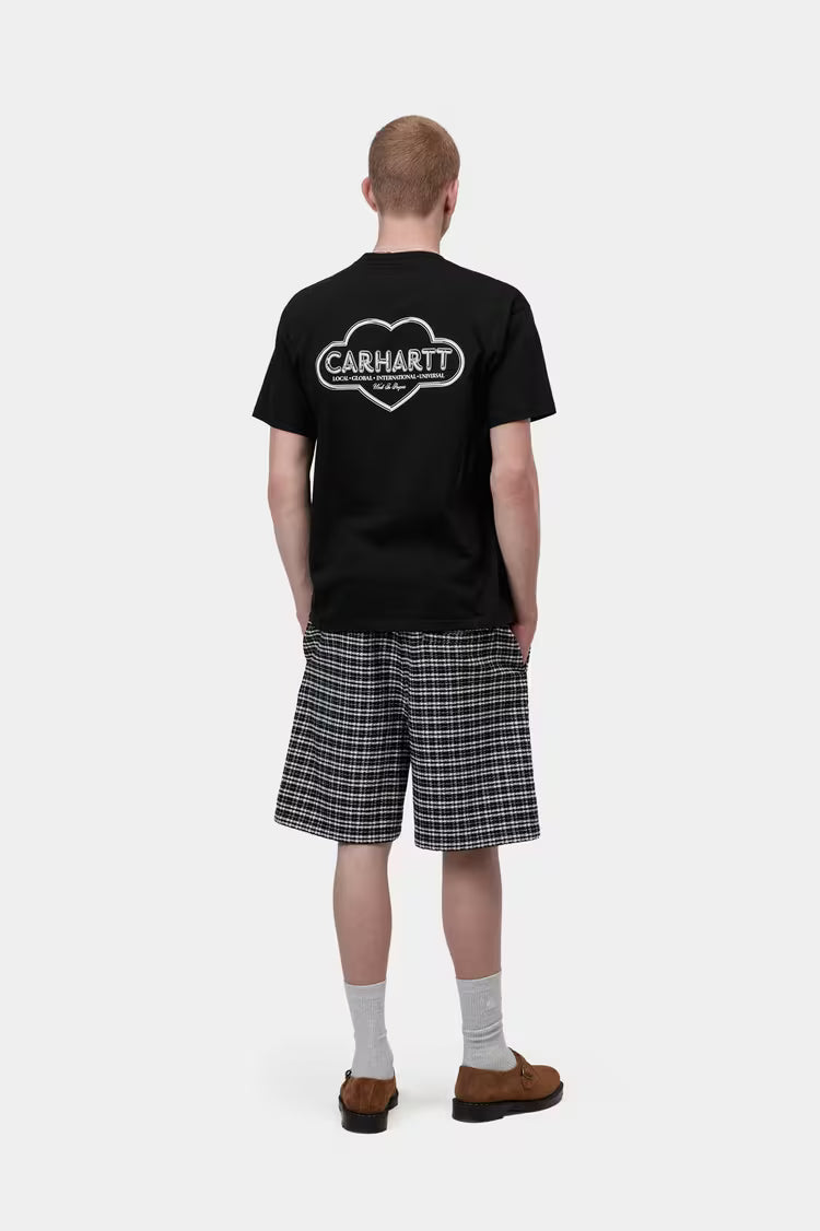 S/S Cloud Heart T-Shirt Black