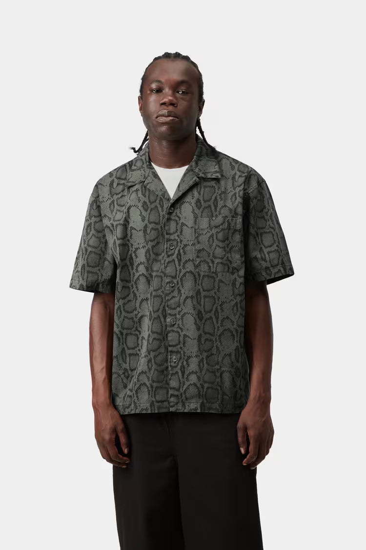 S/S Snake Camo Shirt Leaf