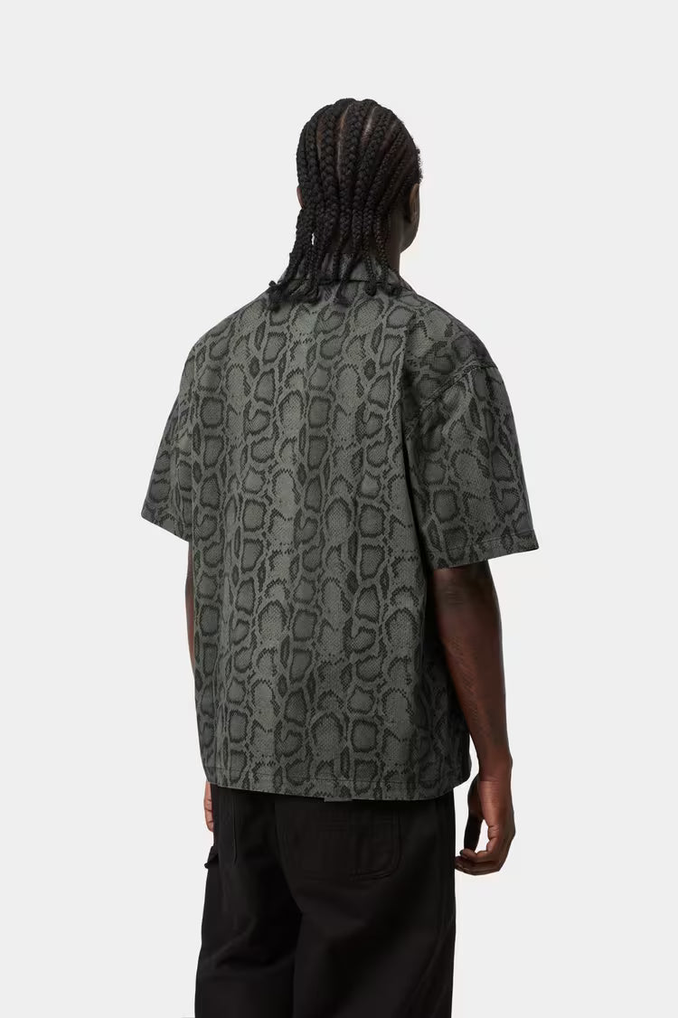 S/S Snake Camo Shirt Leaf