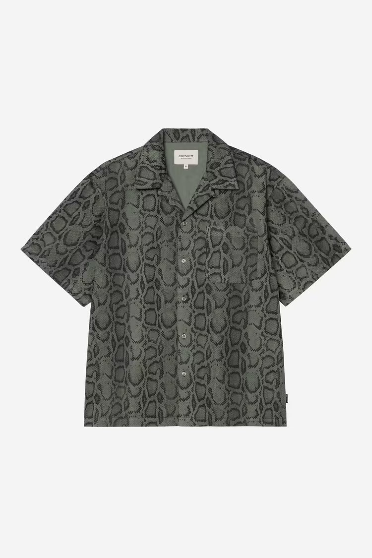S/S Snake Camo Shirt Leaf