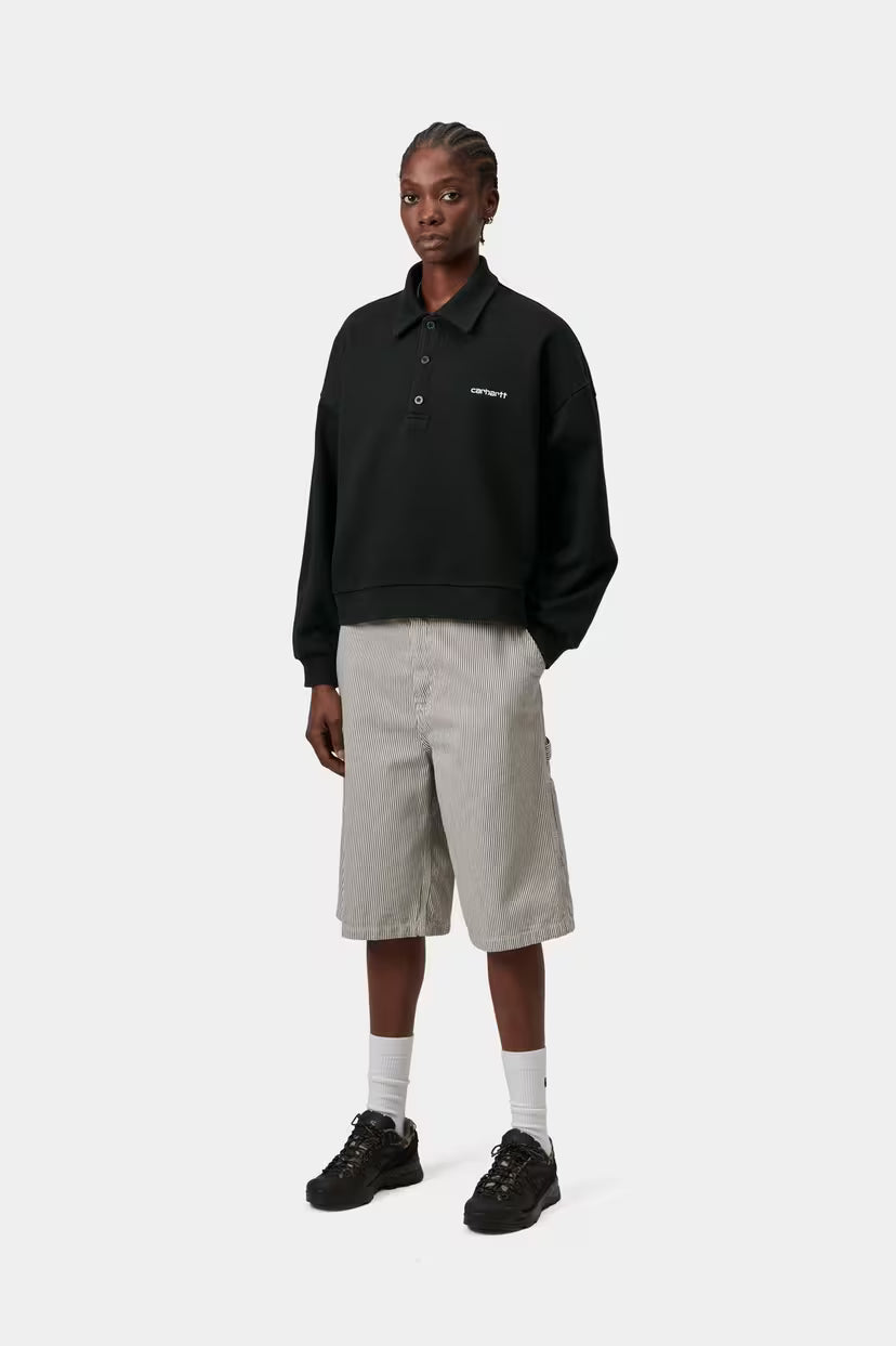 W' Brenta Polo Sweat Black