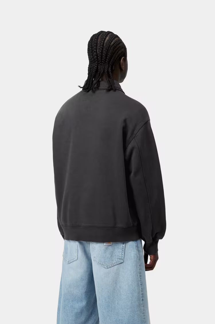 Half Zip Detroit Sweat Black