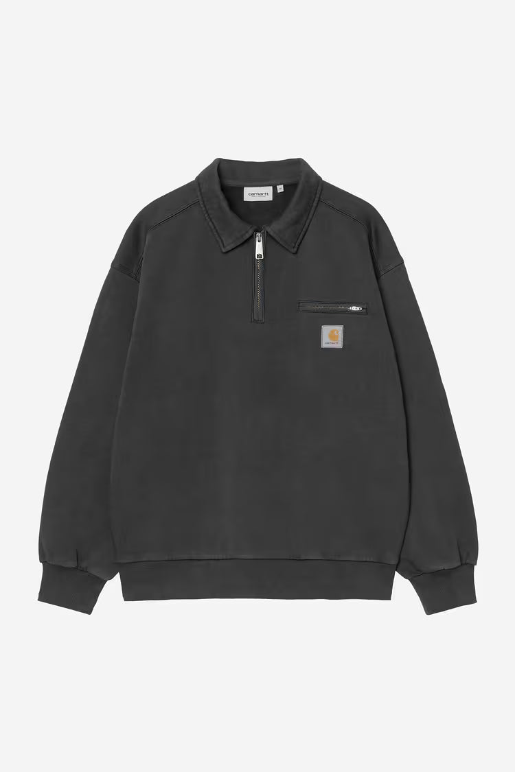 Half Zip Detroit Sweat Black
