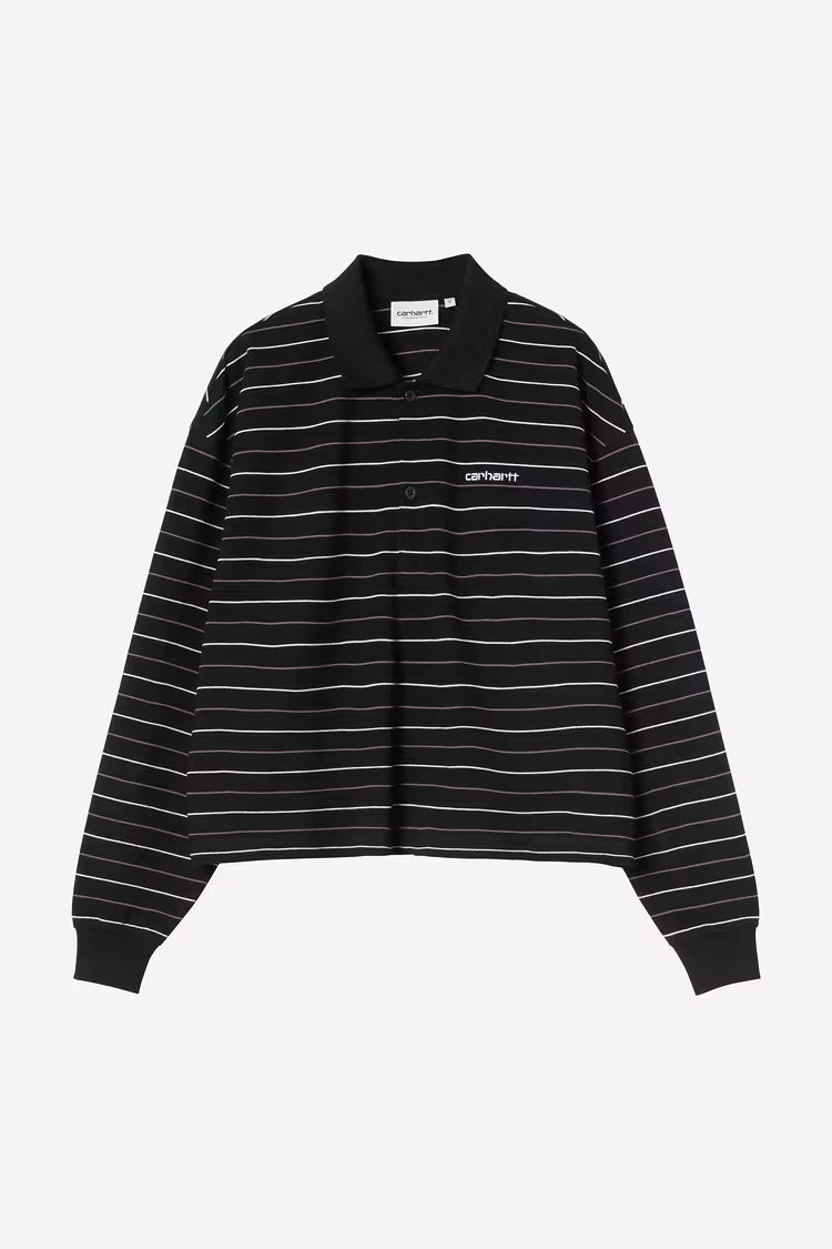 W' L/S Mabel Polo Mabel Stripe