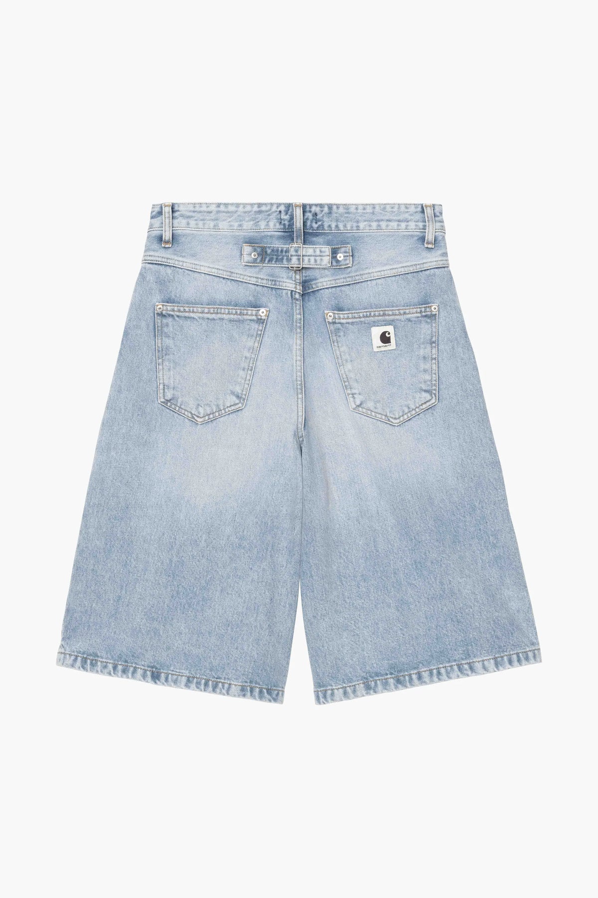 W' Belmont Short Blue Bleached