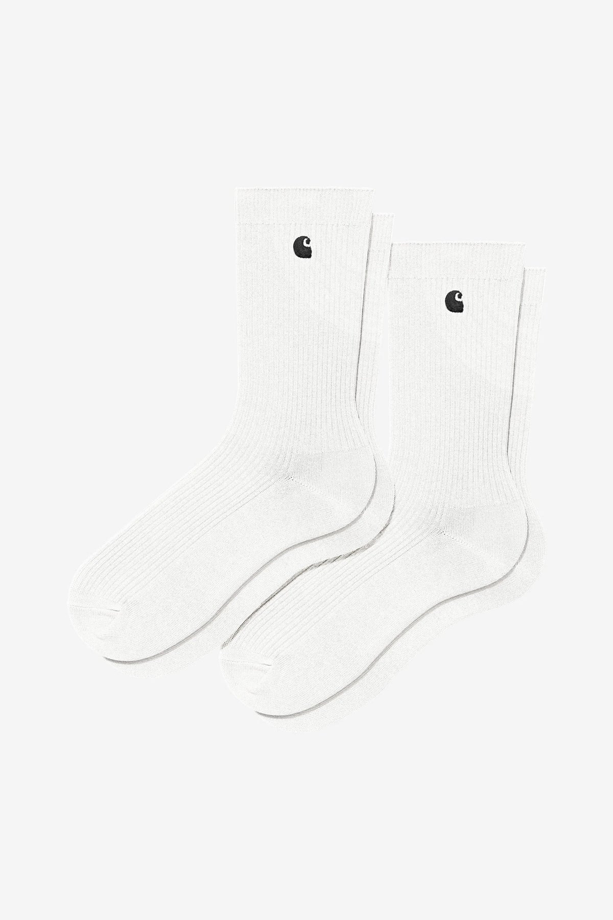 Madison Pack Socks White