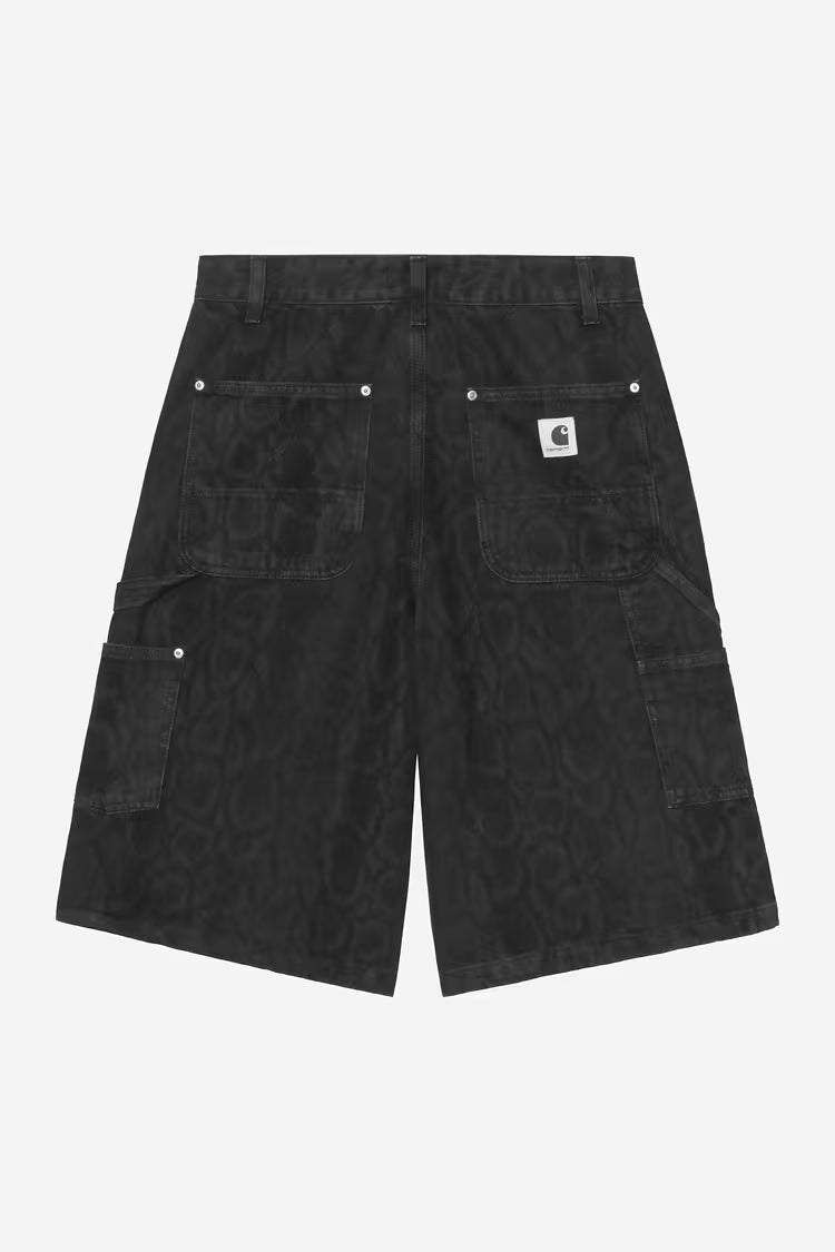 W' Snake Nixon Double Knee Short Black