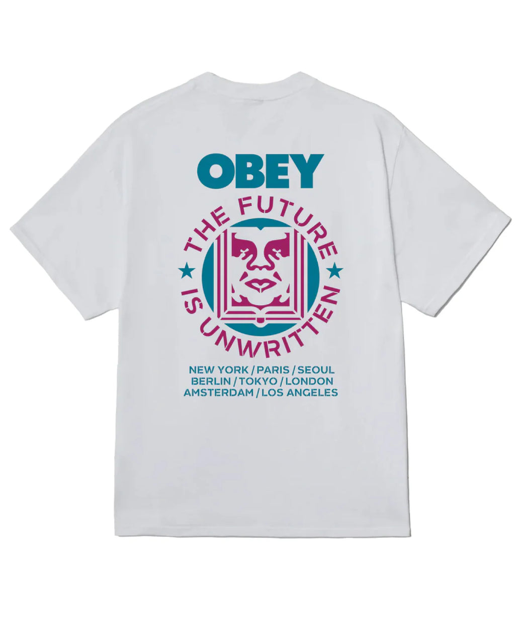 OBEY FUTURE UNWRITTEN T-SHIRT WHITE