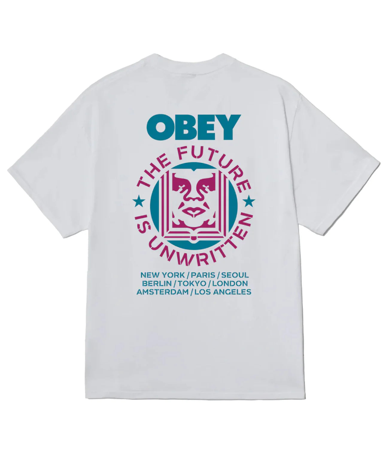 OBEY FUTURE UNWRITTEN T-SHIRT WHITE