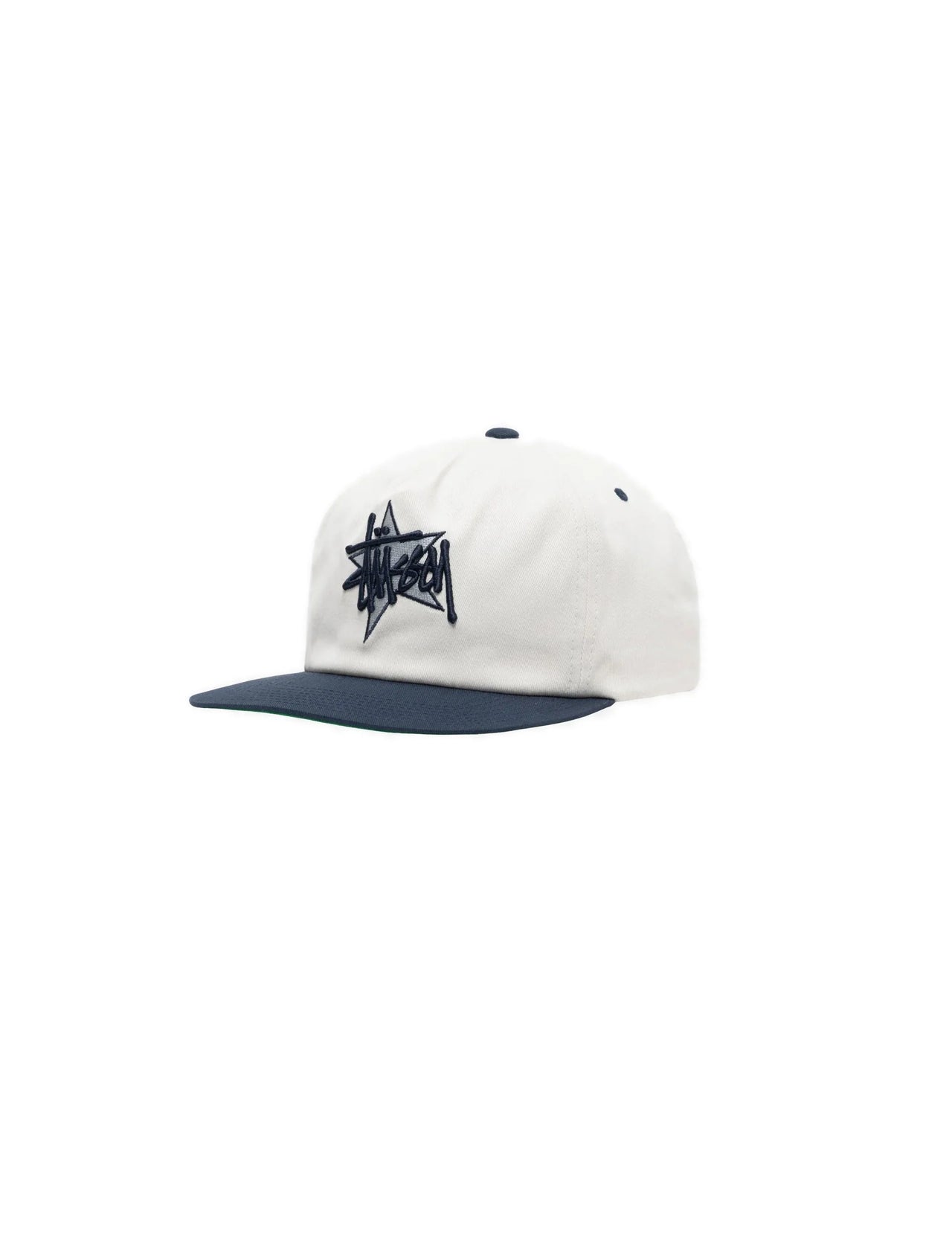 BASIC STAR STRAPBACK CAP WHITE
