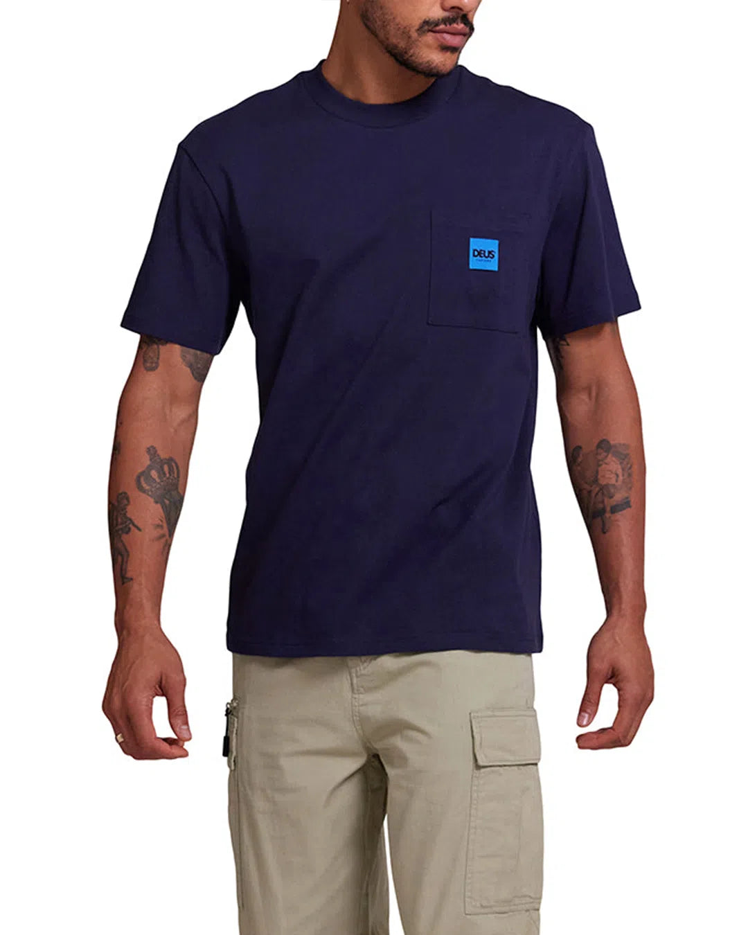 Take Off Pocket Tee Navy