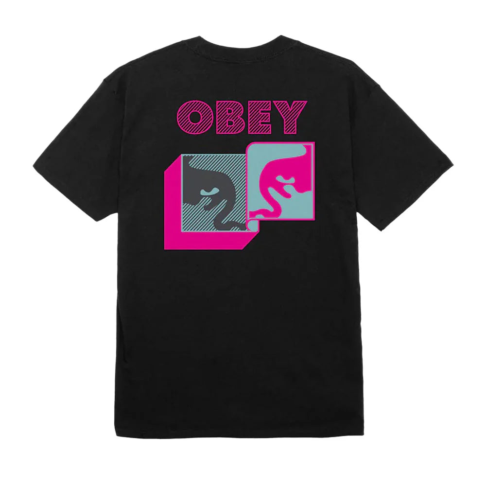 OBEY POST MODERN BLACK TEE