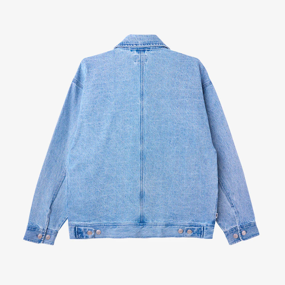 OBEY EASTON JACKET LIGHT INDIGO