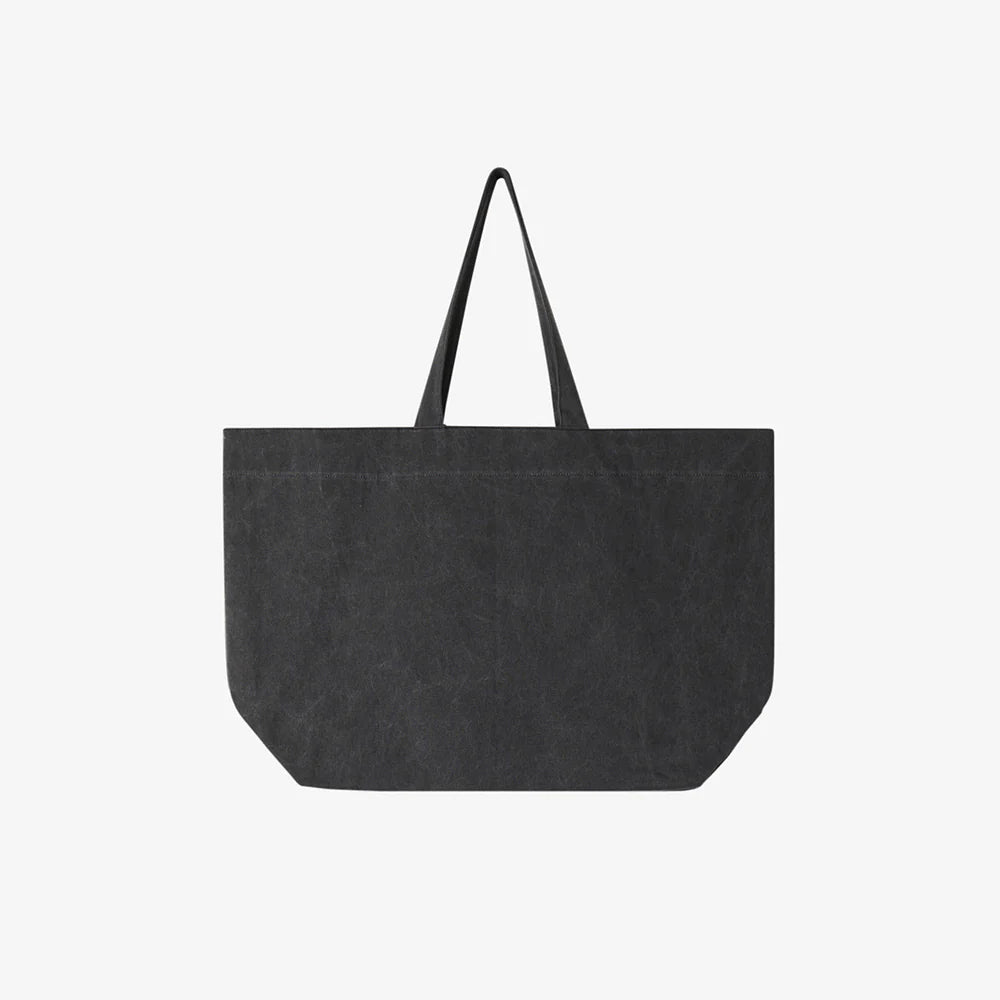 PIGMENT DYED TOTE BAG PIGMENT BLACK