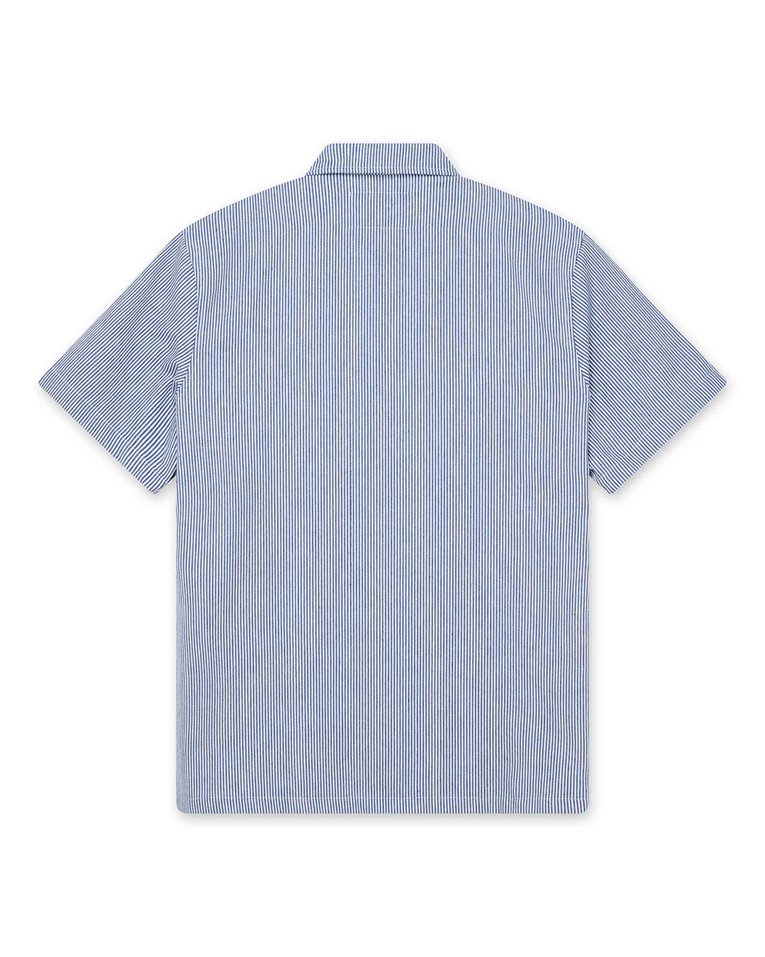 No Shelter Work Shirt Blue Stripe