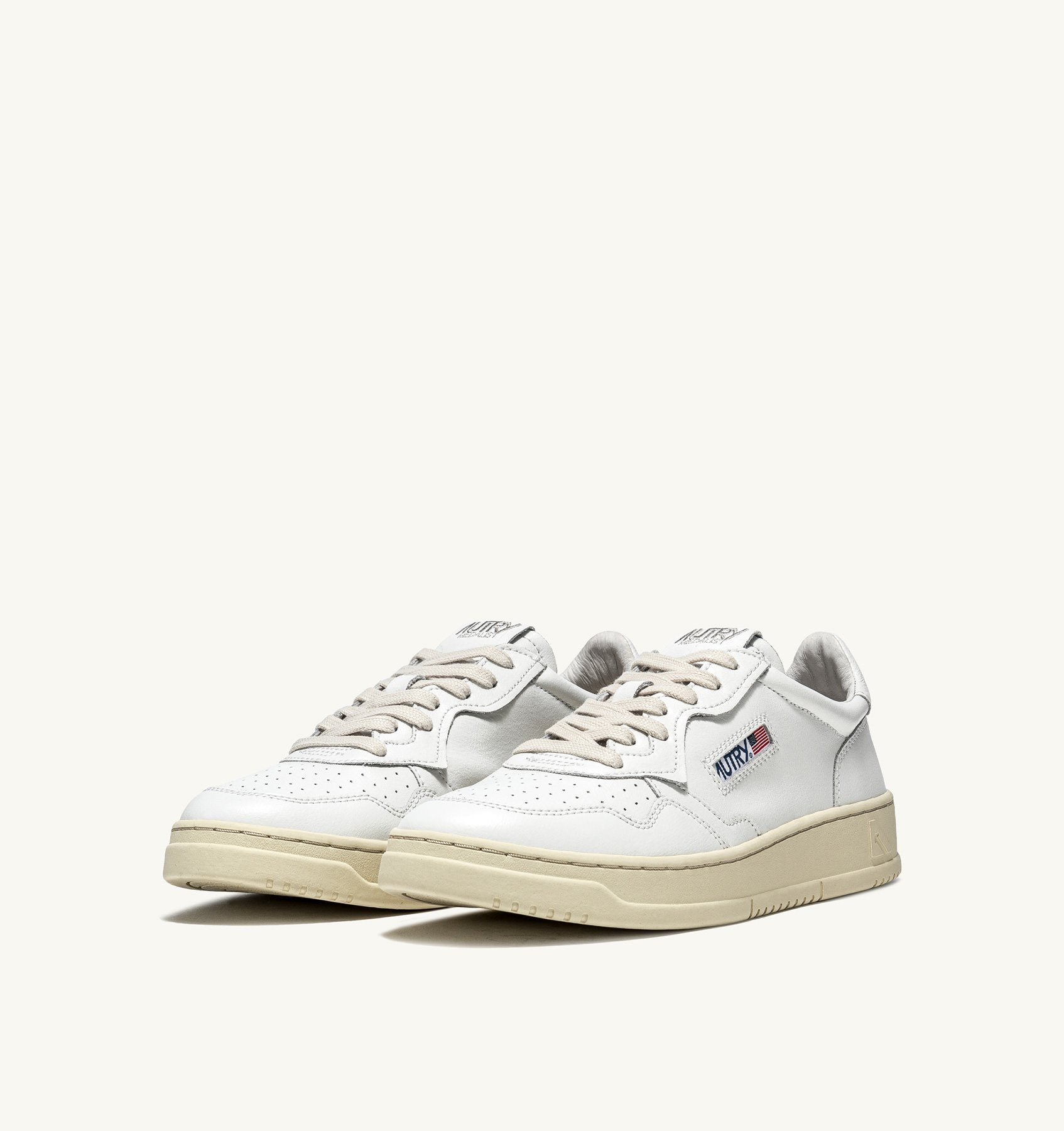 MEDALIST LOW WOM  LEATHER/LEATHER WHITE/WHITE