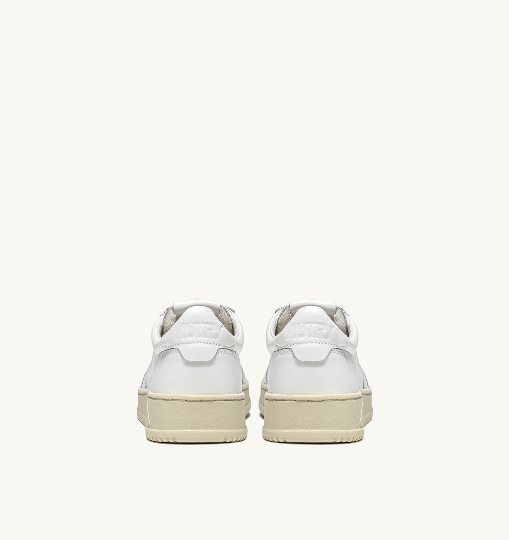 MEDALIST LOW MAN  LEATHER/LEATHER WHITE/WHITE