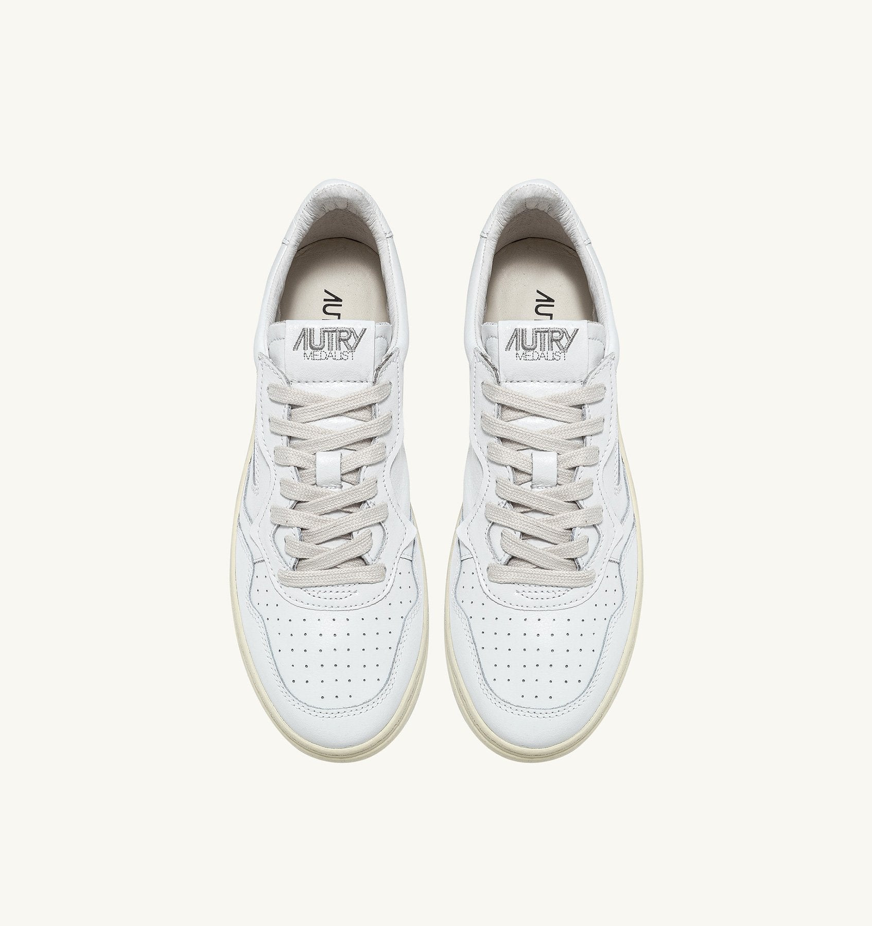 MEDALIST LOW WOM  LEATHER/LEATHER WHITE/WHITE
