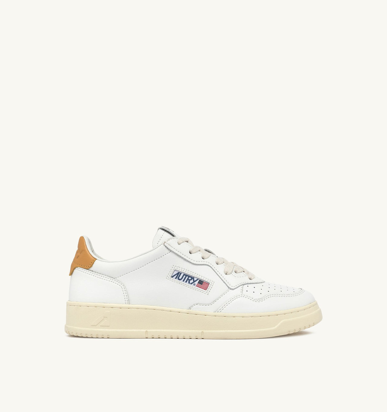 MEDALIST LOW WOM LEATHER/LEATHER WHITE/HONEY YELLOW