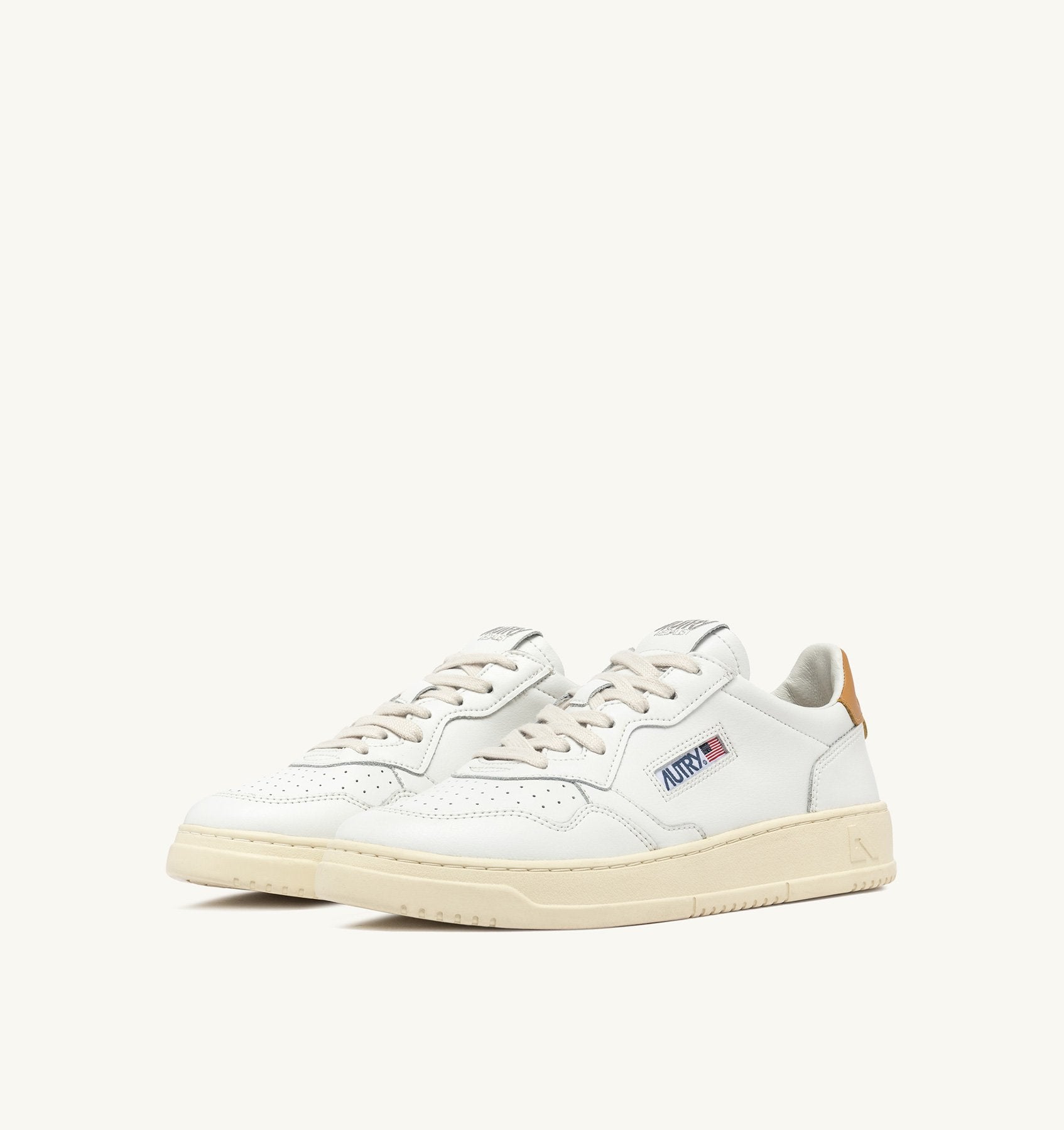 MEDALIST LOW MAN  LEATHER/LEATHER WHITE HONEY YELLOW