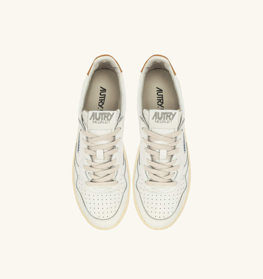 MEDALIST LOW MAN  LEATHER/LEATHER WHITE HONEY YELLOW