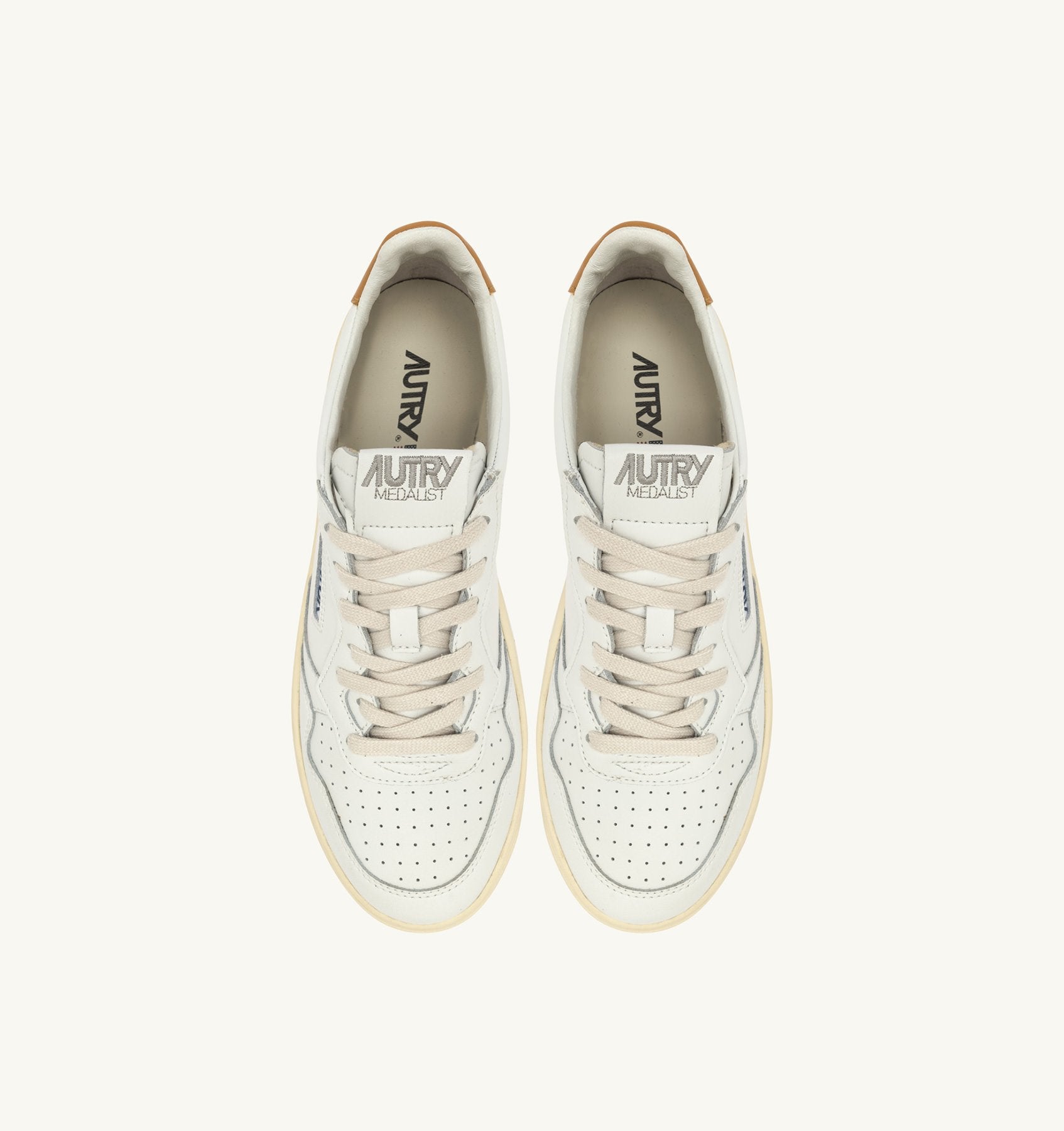 MEDALIST LOW MAN  LEATHER/LEATHER WHITE HONEY YELLOW