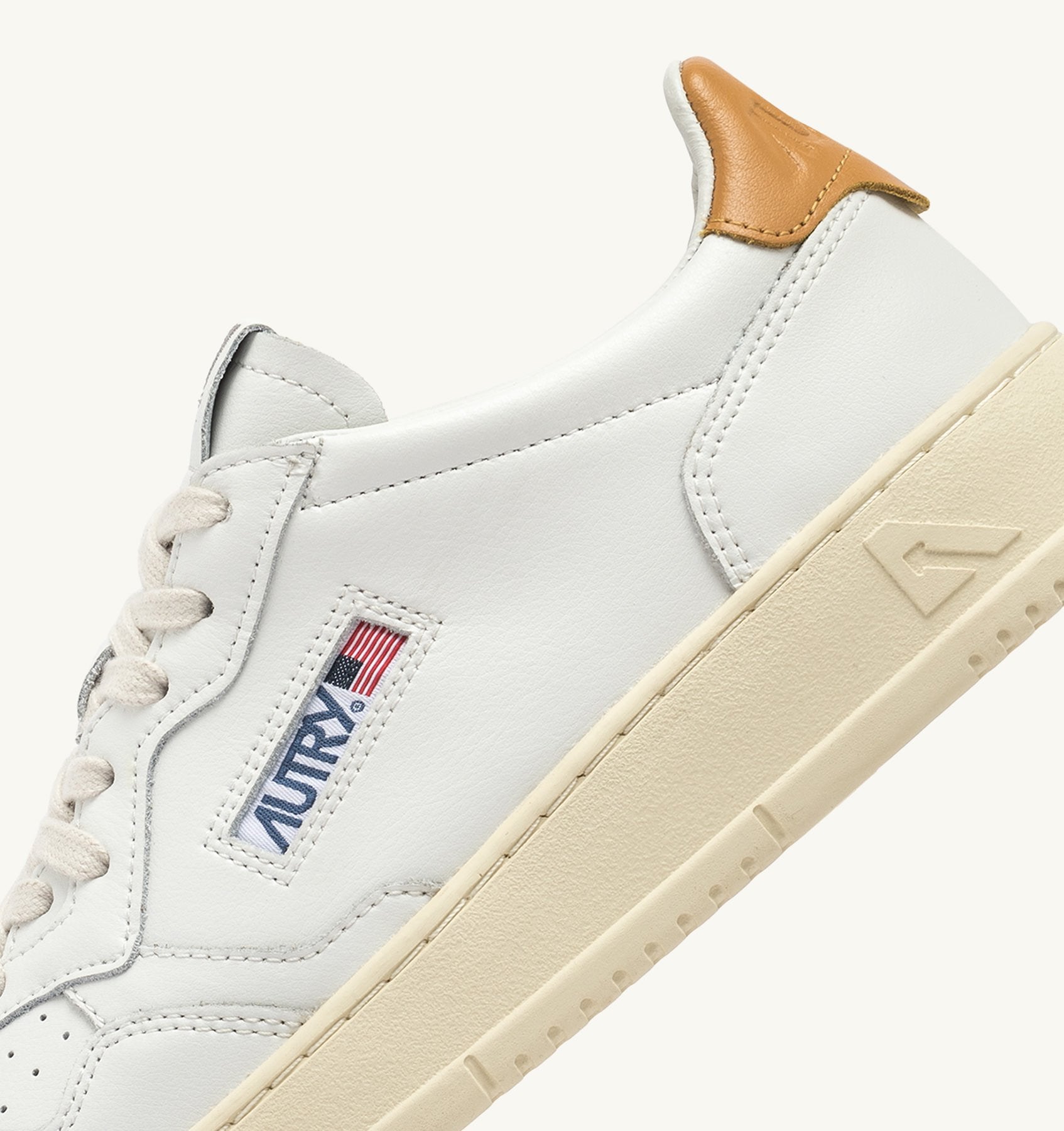 MEDALIST LOW MAN  LEATHER/LEATHER WHITE HONEY YELLOW