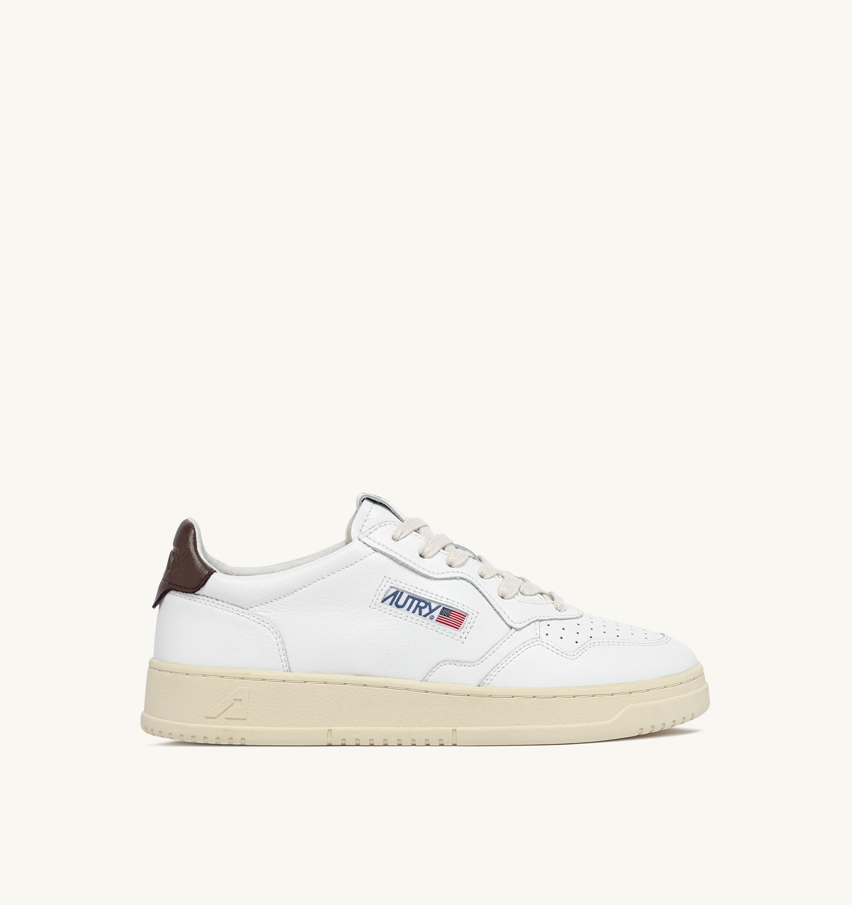 MEDALIST LOW WOM LEATHER/LEATHER WHITE/BROWN