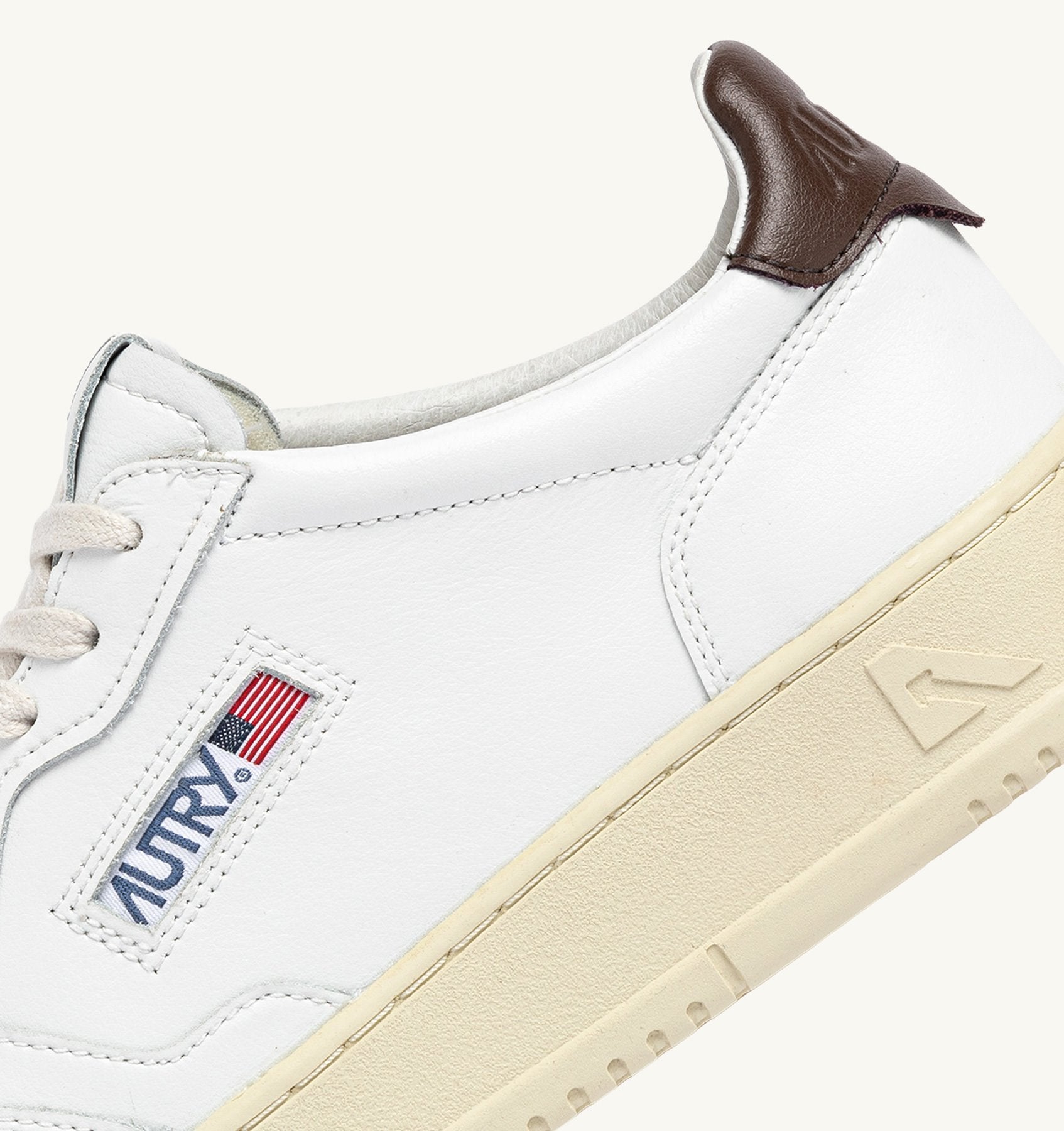 MEDALIST LOW WOM LEATHER/LEATHER WHITE/BROWN