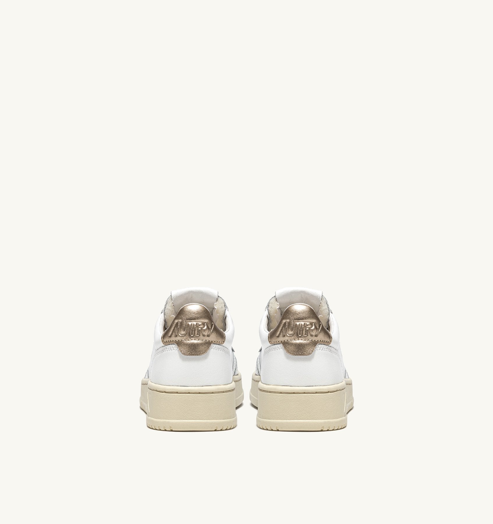 MEDALIST LOW MAN  LEATHER/LEATHER WHITE/GOLD