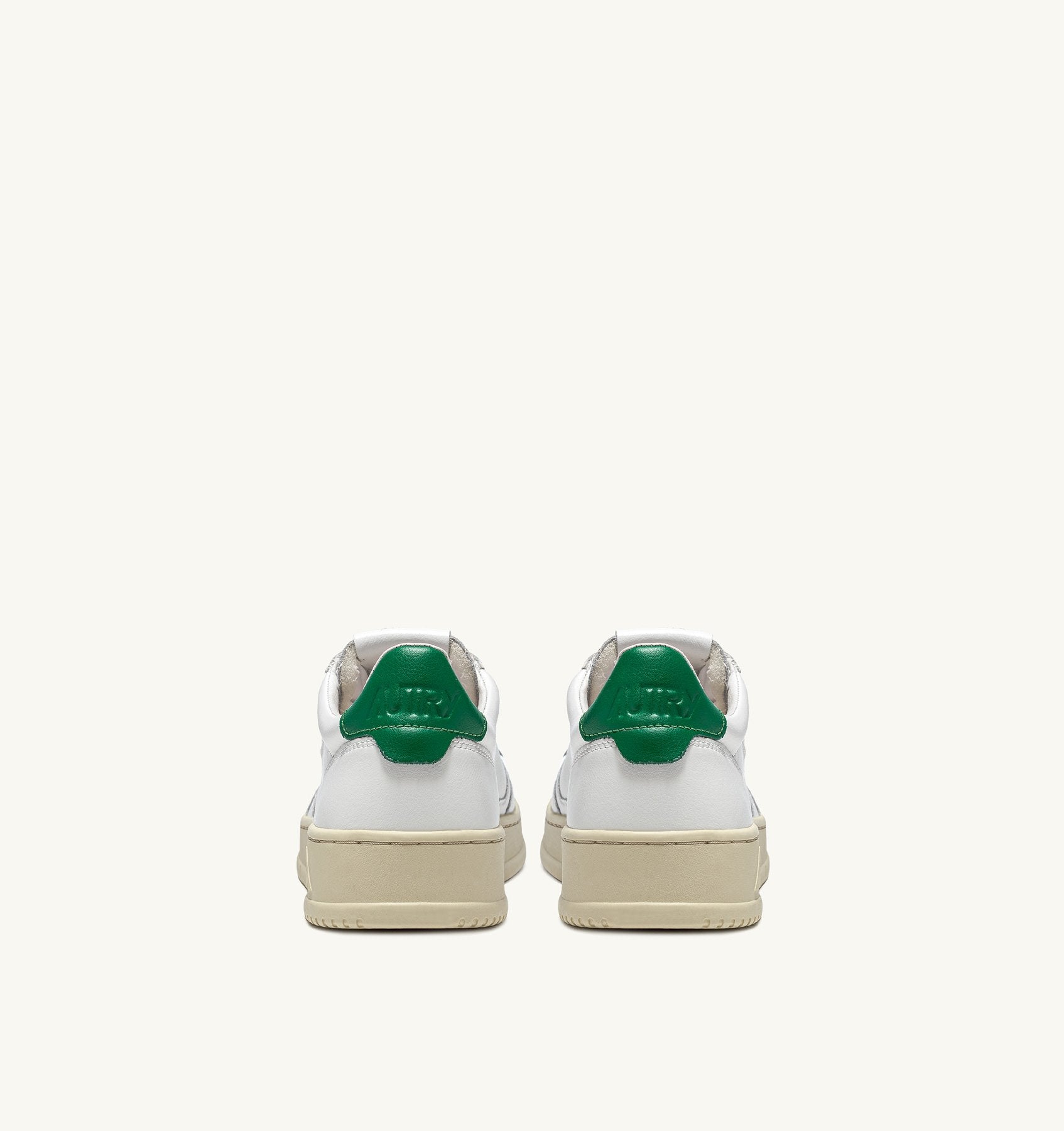 MEDALIST LOW MAN LEATHER/LEATHER WHITE/GREEN