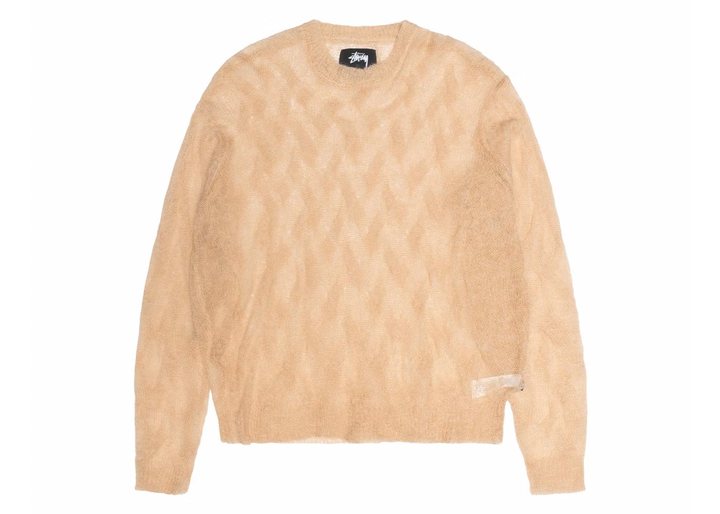 LOOSE KNIT CROSS SAND