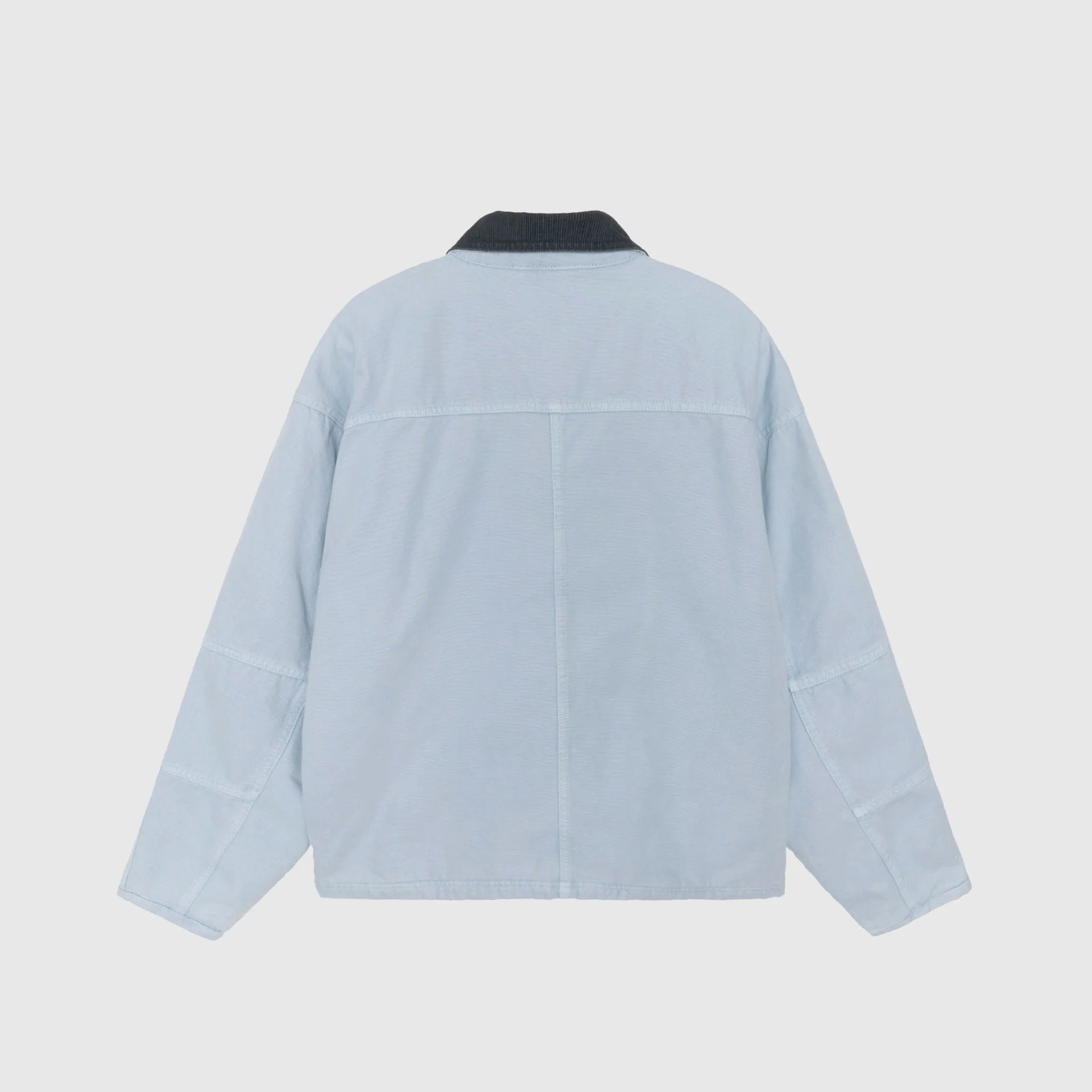 WASHED CANVAS SHOP JACKET LIGHT BLUE