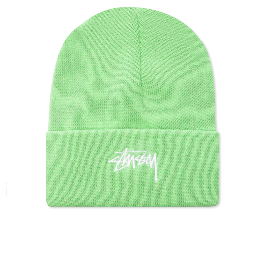 Stock Cuff Beanie Bright Green