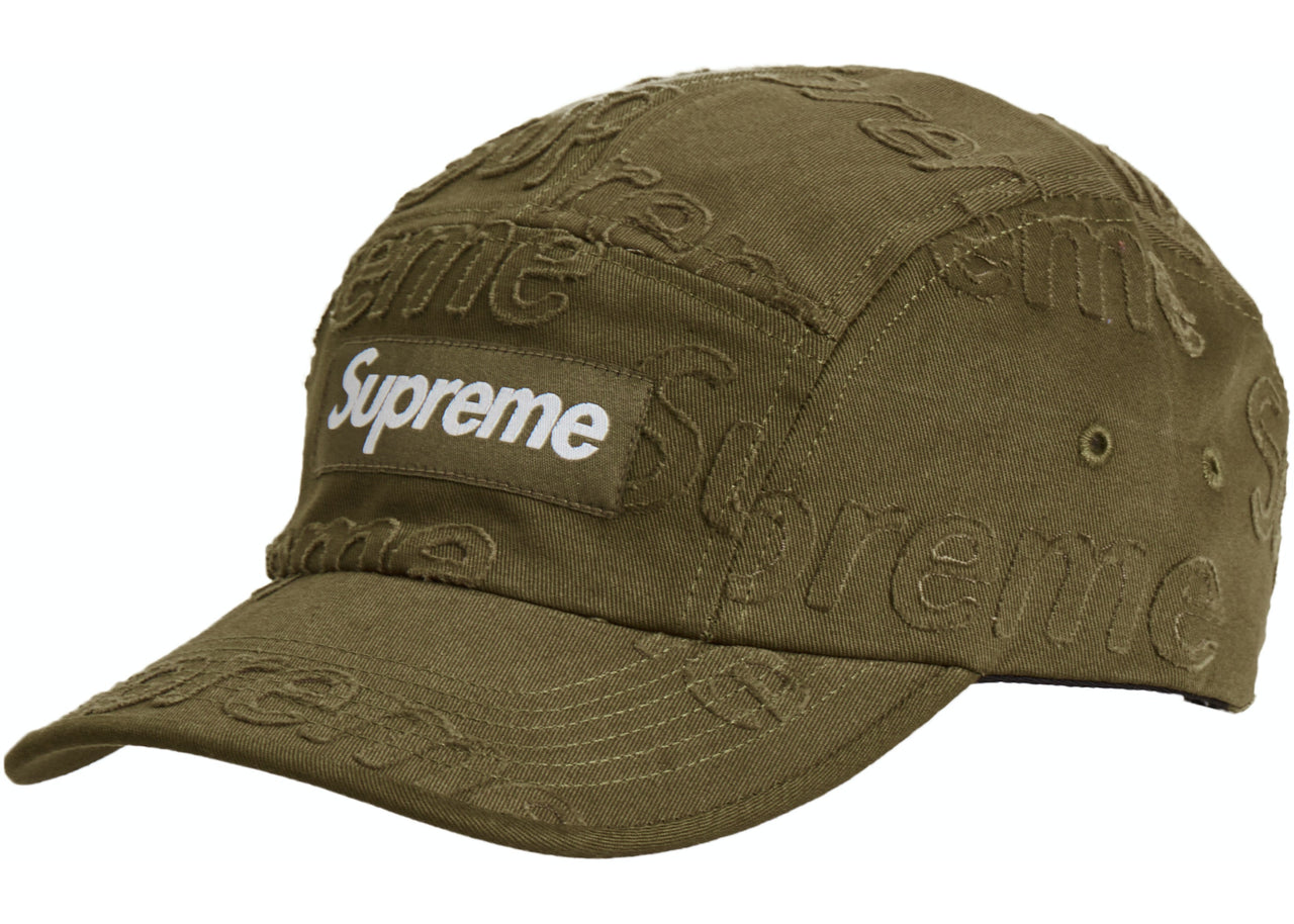 Lasered Twill Camp Cap Olive