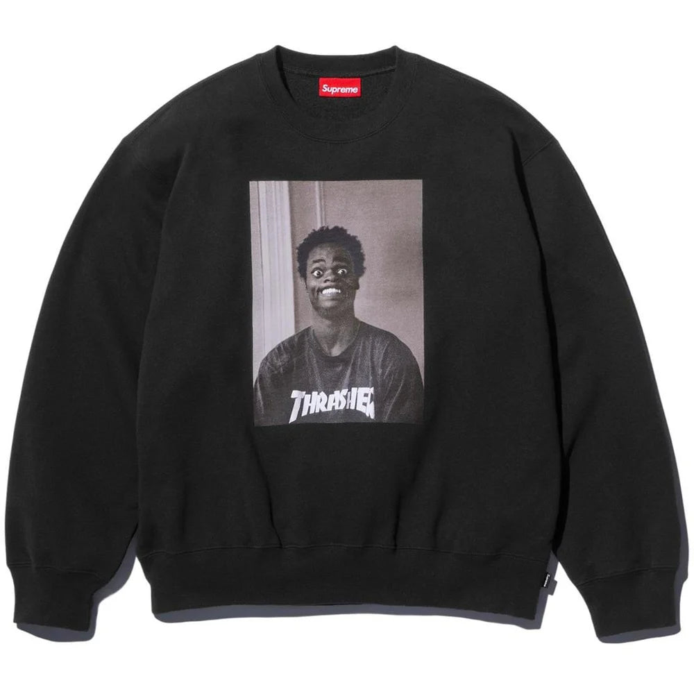 Supreme x Thrasher Crewneck Black