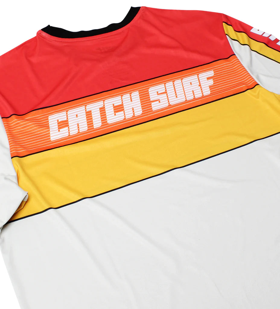 CS Team L/S Surf Shirt Red/Grey