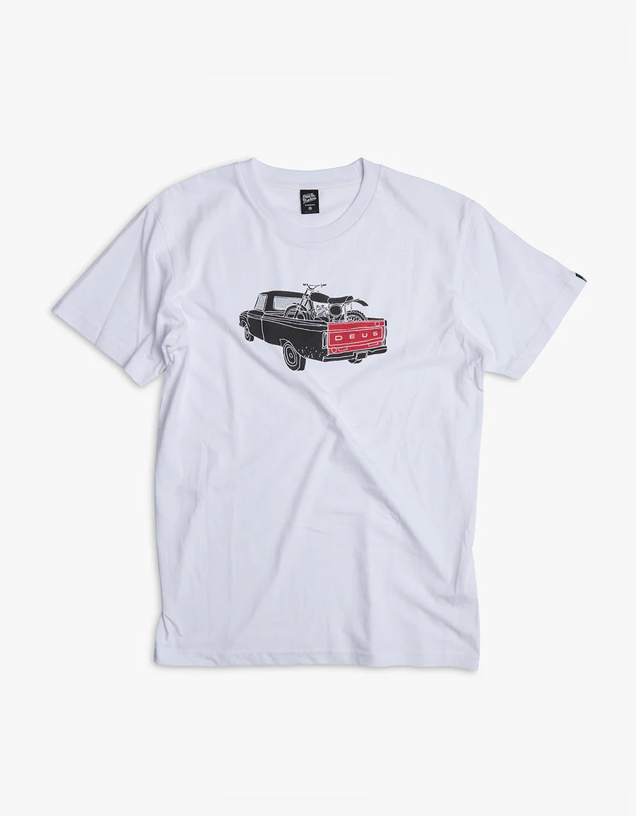 Carby Pick Up Tee White