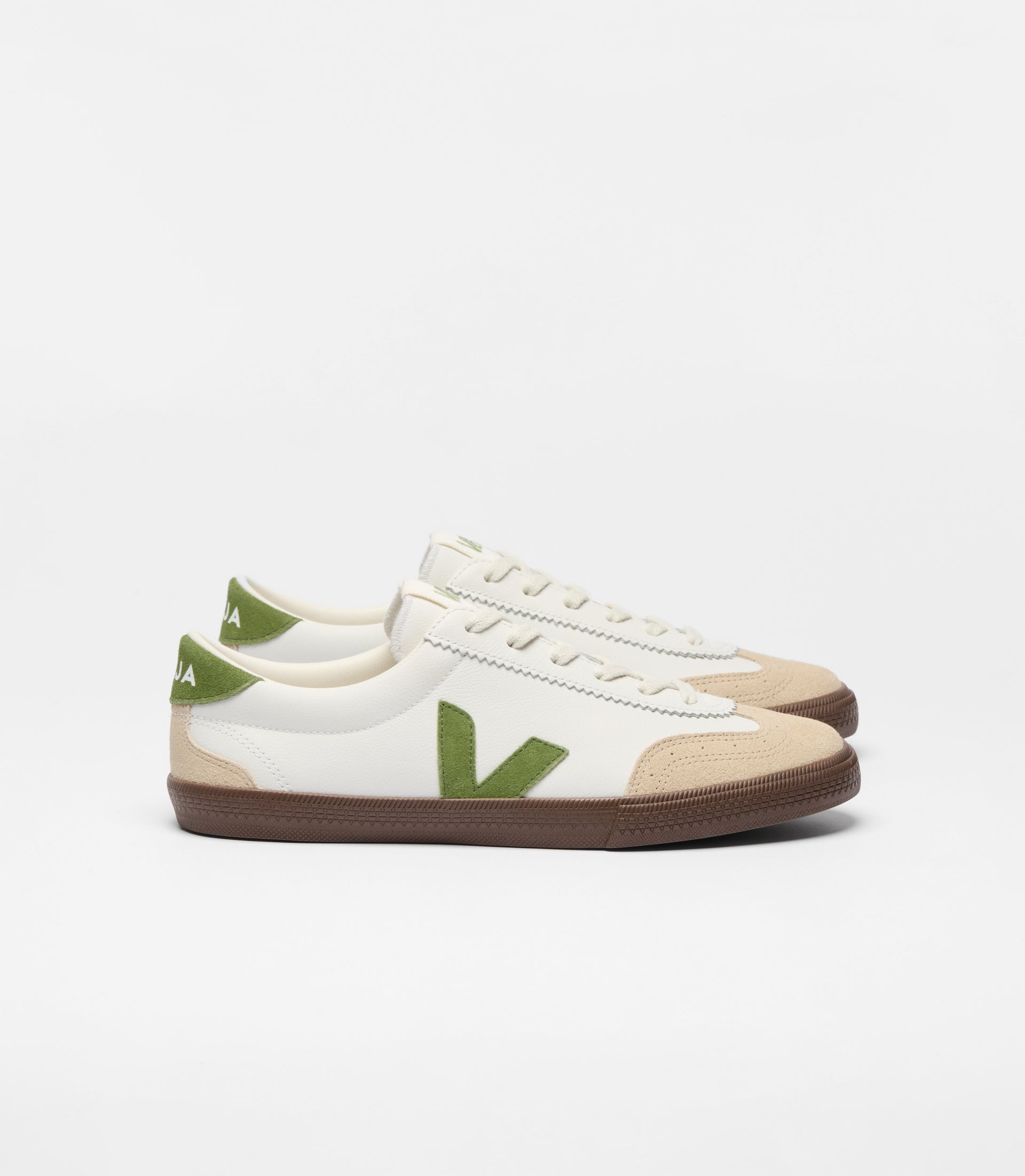VOLLEY O.T. LEATHER WHITE KIWI BARK