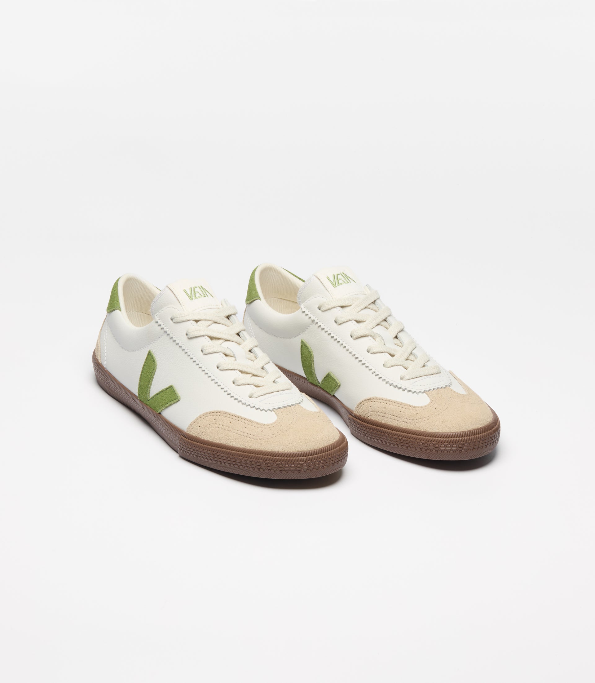 VOLLEY O.T. LEATHER WHITE KIWI BARK